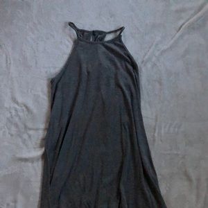 Grey Skinny Strap Dress